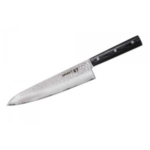 SAMURA CUTIT DAMASCUS CHEF 208 MM / 8.2 OTEL DAMASC 67 STRATURI HRC-61