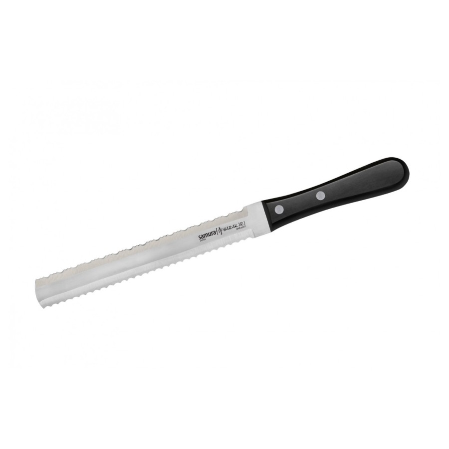 SAMURA CUTIT HARAKIRI CUȚIT PT PÂINE SI ALIMENTE CONGELATATE 180 MM / 7.1 AUS-8 HRC-59