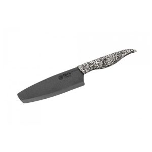 SAMURA CUȚIT NAKIRI CU LAMA ZIRCONIA CERAMIC NEGRU 165 mm HRC-89