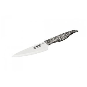 SAMURA CUȚIT NAKIRI CU LAMA ZIRCONIA CERAMIC ALB 165 mm HRC-84