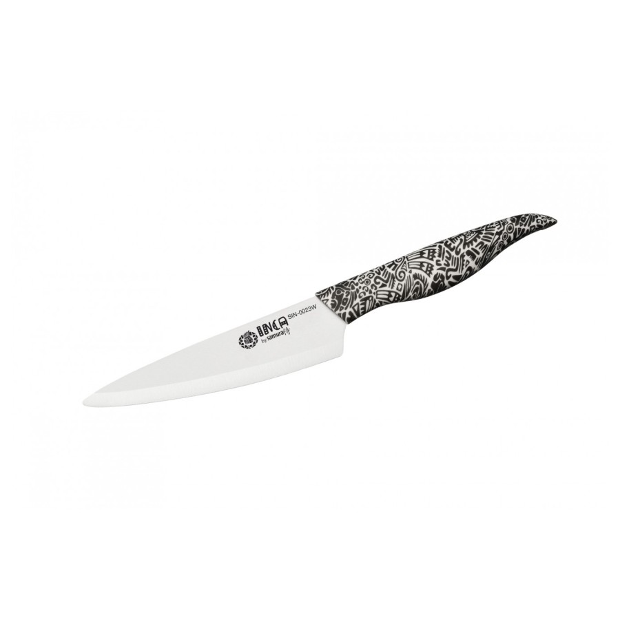 SAMURA CUȚIT NAKIRI CU LAMA ZIRCONIA CERAMIC ALB 165 mm HRC-84