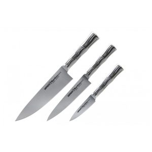 SAMURA SET CUȚIT BAMBOO 3BUC AUS-8 HRC-59