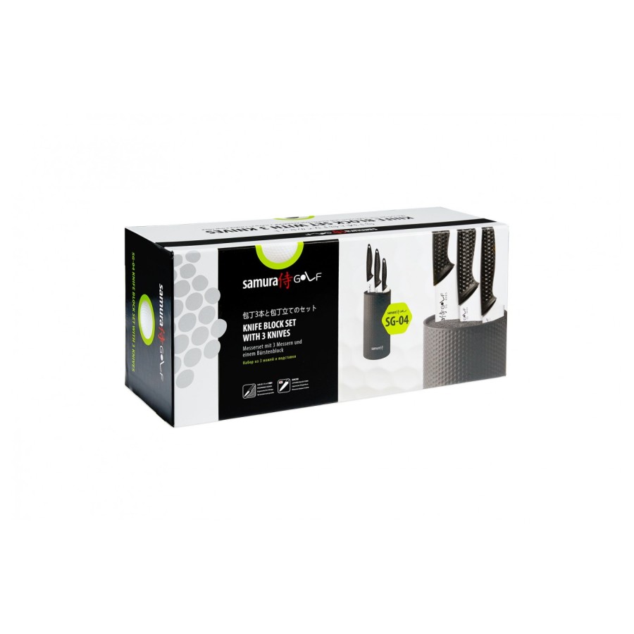 SAMURA SET CUȚIT GOLF 3BUC + SUPORT AUS-8 HRC59 - imagine 2