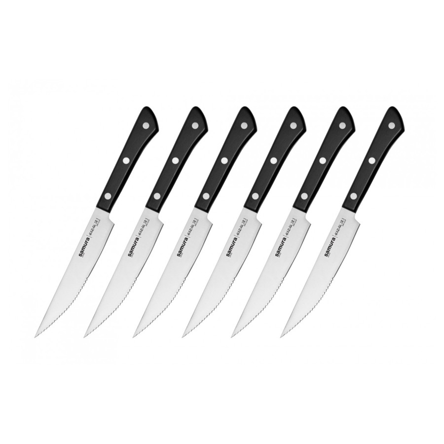 SAMURA SET CUTIT HARAKIRI PT STEAK 6BUC AUS-8 HRC-59