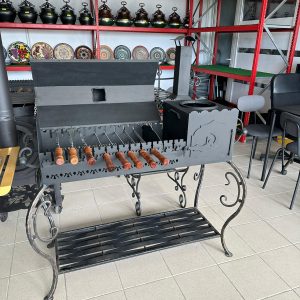 Grătar/sobă din fier forjat